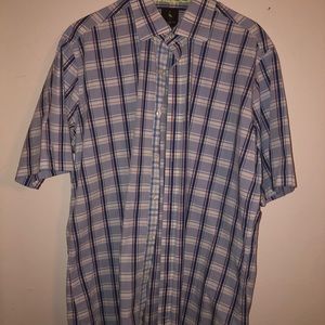 Tailorbyrd plaid dress shirt